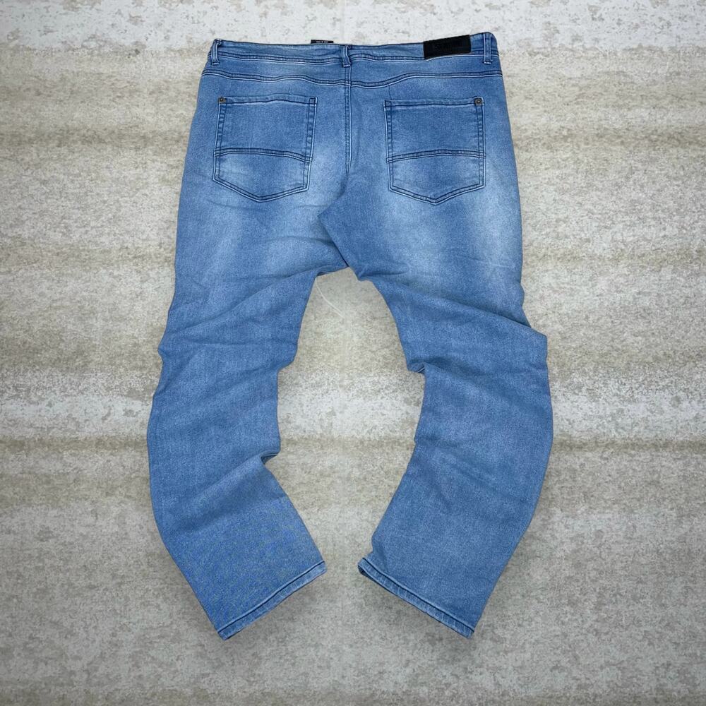 Vintage Y2K Skater Genuine Jeans 36x32 Slim Fit Light Wash Denim